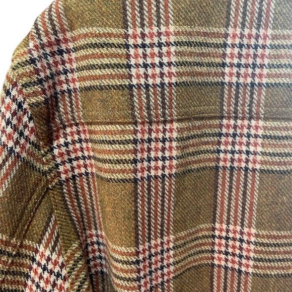 Todd Snyder Wool Blend Yellow Plaid CPO Shirt Jacket Large - Picture 2 of 12